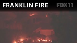 California wildfire burning down mansions in Malibu