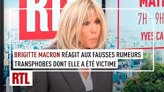 Brigitte Macron réagit aux fausses rumeurs transphobes dont elle a été victime