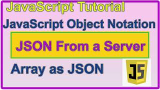 JSON From a Server | Array as JSON
