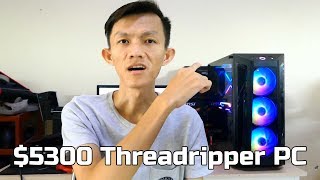 $5300 Threadripper PC test rendering project and temperature checking - Part 2