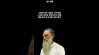 톨스토이에게 배우는 인생명언 | 영혼을 굳건하게 성장시켜라