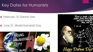 Humanist Ceremonies and Overview of the Belief