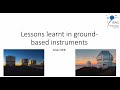 Lessons Learned in Ground-based Instruments - Julien Milli (University of Grenoble)