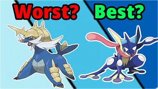 EVERY WATER Type STARTER Pokémon RANKED.