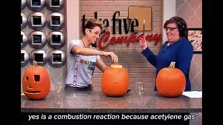 Happy Halloween #ExplodingPumpkin #HalloweenScience #chemicalkim #Chemistry