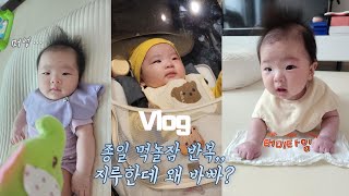 [ENG Sub] 육아 브이로그│먹놀잠 무한반복하는 3개월 아기│지루한데 왜 바쁘죠?