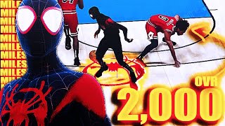 SPIDER-MAN MILES MORALES 2,000 OVERALL SUPER TAKEOVER BUILD IN NBA 2K21...