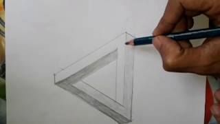 how to draw optical illusion pencil art with easy trick