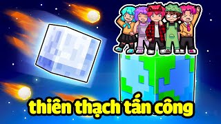 HACHI GIẢI CỨU MỌI NGƯỜI CƠN MƯA THIÊN THẠCH TRONG MINECRAFT*HACHI THIÊN THẠCH*