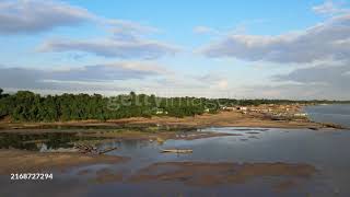 Tourism in Bangladesh: Scenic Jadukata River in Sunamganj, Sylhet.