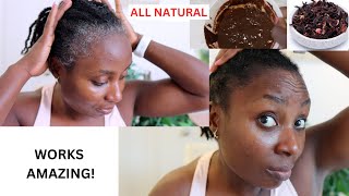 How I Get Rid Of My Grey Hair Naturally Using hibiscus And Henna!