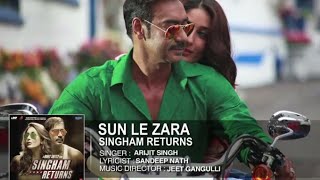 Sun_Le_Zara_ karaoke with Lyrics__Arijit_Singh___Singham_Returns