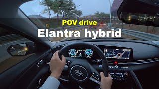 2024 Hyundai Avante hybrid POV drive