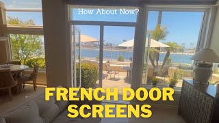 Transform Your French Doors with Elegant Apollo Retractable French Door Screens #frecndoorscreens