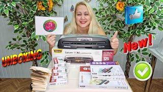 Unboxing \u0026 Test / Fellowes Saturn 3i A4 Laminator