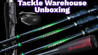 Tackle Warehouse Unboxing - Shimano Curado \u0026 Zodias Rods Plus Curado DC Reel