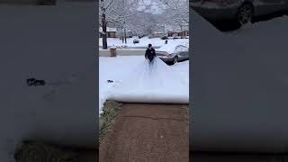 Beat way to remove snow from yard easily?