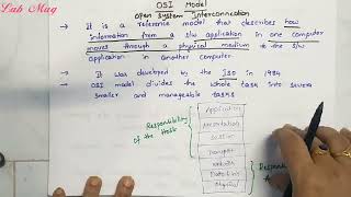 OSI model in computer networking|| CN class 16 in Telugu