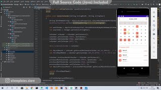 Custom Calendar Plugin for Android (Java) With Full Source Code