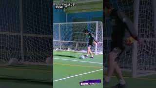 【フットサル】「普通打っちゃうよね」 個サルでちょっとカッコいいプレー_377｜A little cool moments of Futsal court in  japan｜#shorts