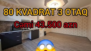 1-2 GÜNƏ SATILMALIDIR❗️80 KVADRAT 3 OTAQ EV CƏMİ 43.500 AZN❗️                       @elnurgadirov