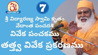 తత్త్వ వివేక ప్రకరణము (Tattva viveka prakaranamu) 07/12 Pravachan by Swami Sundara Chaitanyananda