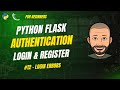 Python Flask Authentication #12 – HANDLE LOGIN (Frontend Errors in Template)