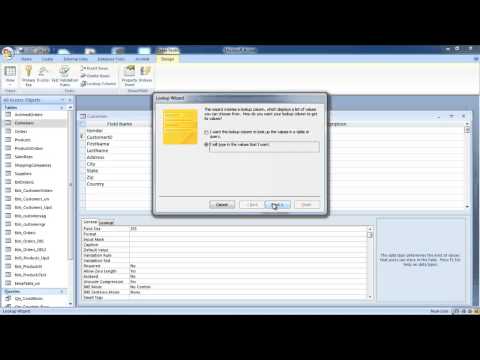How to Create Drop Down List in Access How to Create Drop Down List in Access