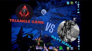 Small Tribes PvP | Navy Seals #1 VS Triangle Gang | Defending For 3 Days VS Triangle Gang