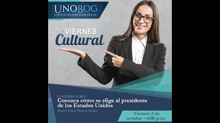 Conversatorio: "Conozca cómo se elige al presidente de los EEUU". Dr. Óscar Alarcón Nuñez