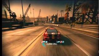 Split Second Gameplay: Race in Port Bridge