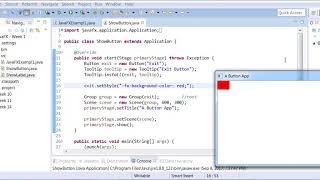 Creating JavaFX Button with CSS Properties