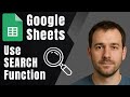 How to Use the SEARCH Function in Google Sheets (2025 Tutorial)
