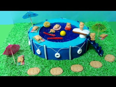 how to make swimming pool party cake how to make swimming pool party cake