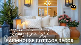 Farmhouse Cottage Decor: Shabby Chic Style with Timeless Gingham, Floral Patterns & Crochet Accents