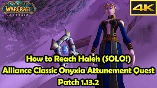 WoW Classic - How to Reach Haleh in Winterspring SOLO - Alliance Onyxia Attunement - Patch 1.13.2