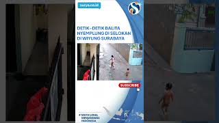 DETIK-DETIK Balita Nyemplung di Selokan yang Penuh \u0026 Deras di Wiyung