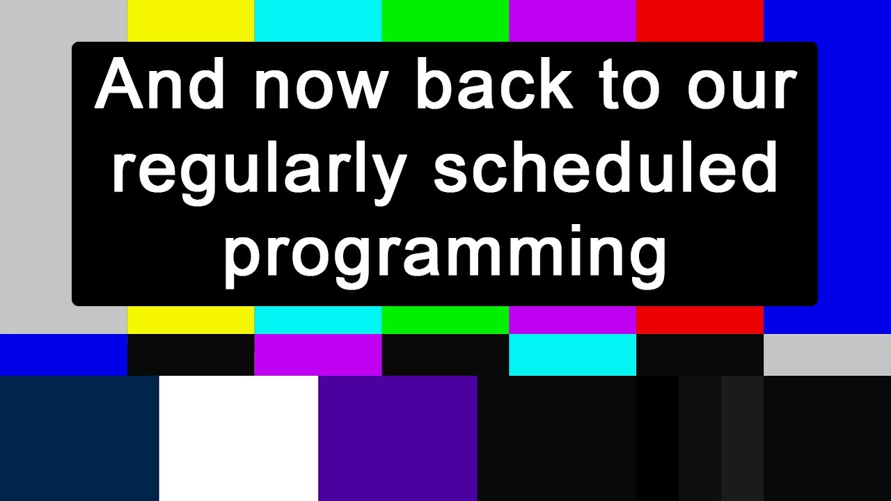 Regularly Scheduled Programming Youtube