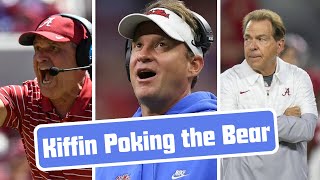 Lane Kiffin Trolling and Poking the Bear