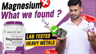 HEALTHYHEY MAGNESIUM LAB TESTED || NUMBER 1 SELLING ON AMAZON PASS OR FAIL ?? #review #fitness