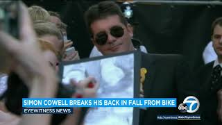 Simon Cowell bike accident: TV personality breaks back after falling off bike at Malibu home