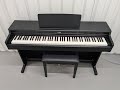 Yamaha Arius YDP-164 Digital Piano satin black, clavinova keyboard stock # 24584