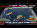 Tracking the Tropics: Tropical Depression 11 to become Josephine, rest of tropics remain quiet