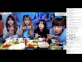 마지막까지 싸우니... 평화 통역사 도아 등판 with 셀리 지여닝 원할머니보쌈 먹방 170704 │ namsoon 남순 4