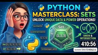 Python Sets Explained: part 3 Master Unique Values & Powerful Operations!