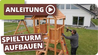 Spielturm aufbauen