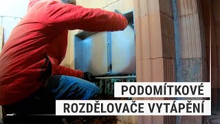 Podomítkové rozdělovače vytápění | Instalace | #45 Stavba domu svépomocí