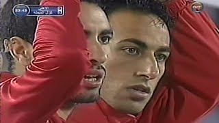 خمس دقايق مجنونة ومثيرة  فى مباراة الأهلى وغزل المحلة موسم 2008/2009