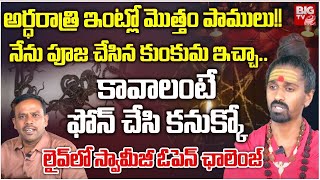 ఆరోజు అర్ధరాత్రి ఇంట్లో మొత్తం పాములు | Sri Sri Sri Adithya Parasri Swamy Latest Interview | BIG TV