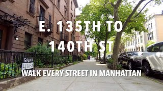 Walking Manhattan | East 135th to 140th Streets w/ Strivers’ Row | Harlem